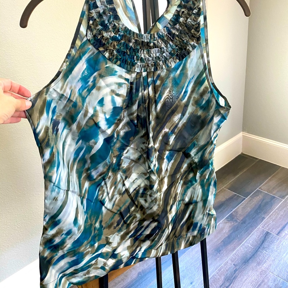 Ann Taylor- silk Sleeveless blouse